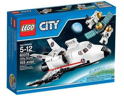 LEGO Set-Utility Shuttle-Town / City / Space Port-60078-1-Creative Brick Builders